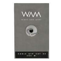 BOBINA DE CABLE WAM CAT5E UTP CCA 24 AWG 305 MTS COLOR GRIS BOBINA DE CABLE WAM CAT5E UTP CCA 24 AWG 305 MTS COLOR GRIS